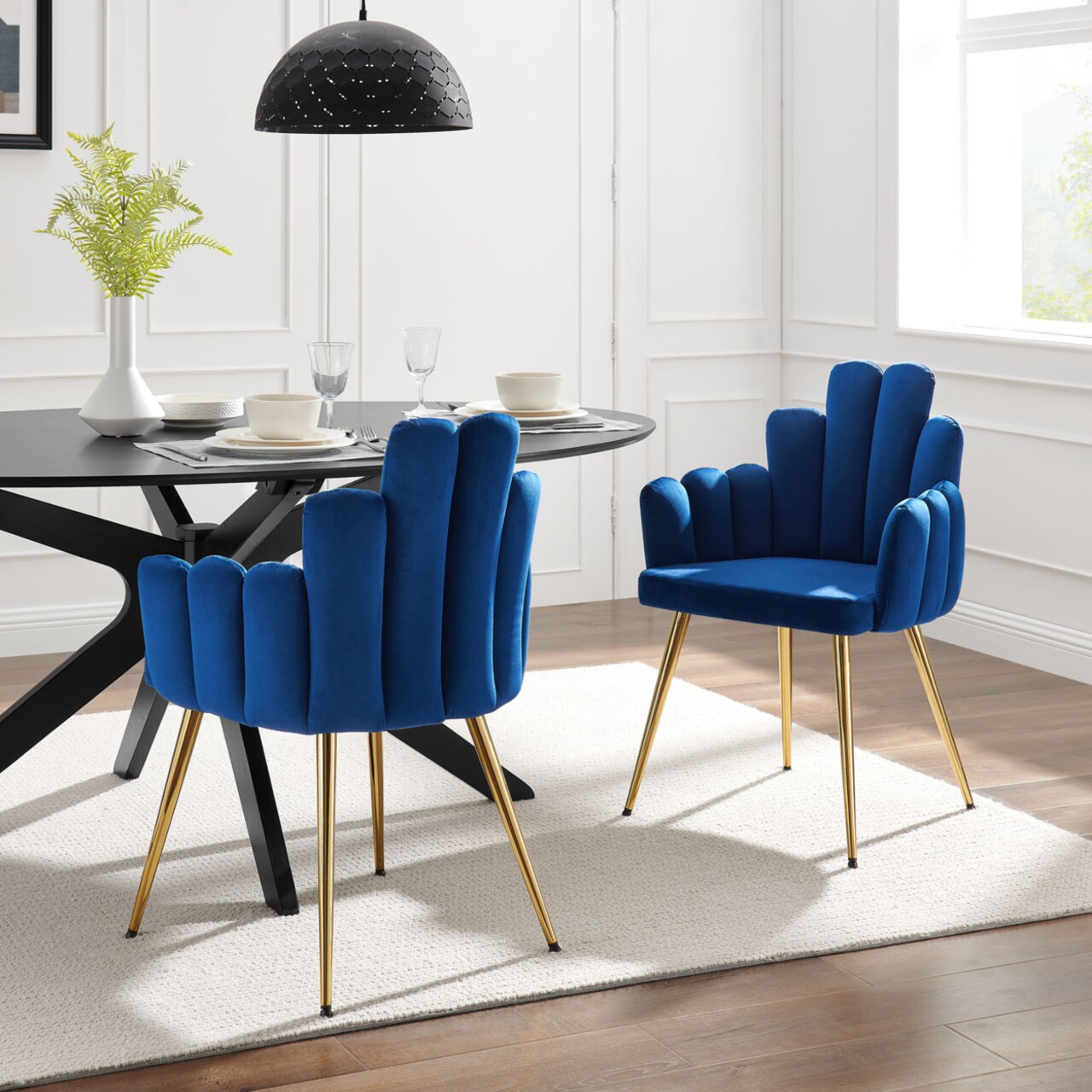 Modway Viceroy Performance Velvet Dining Chair Set of 2-EEI-4679